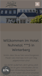 Mobile Screenshot of hotel-nuhnetal.de